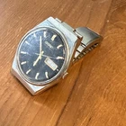 Vintage Seiko 7123-8440 SQ Dress Day Date Men's Quartz Wristwatch Japan Steel