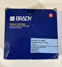 Brady M7-R6000 Ribbon Cartridge 2" x 150' Black 173191 Halogen Free BMP71/M710