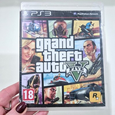 Grand Theft Auto V GTA 5 PS3 Playstation 3 Komplett Karte&Handbuch Alter 18+ Region 2
