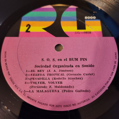 SOS EN EL BUMPIN   KILLER LATIN FUNK, JAZZ FUNK, LOUNGE FUNK   *WRONG COVER*