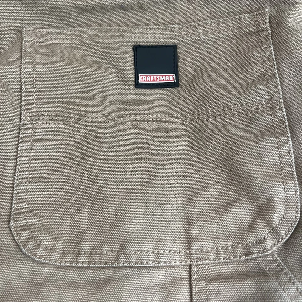 Pantalones de trabajo CRAFTSMAN lona carpintero utilitario pantalón martillo lazo 8 bolsillos 36x29 Foto 4 de 4
