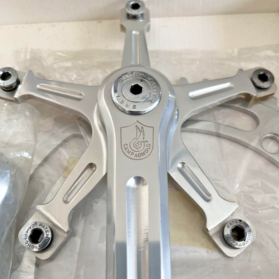 Rare Campagnolo Record Pista NJS Crankset 167.5mm 48T Chainring