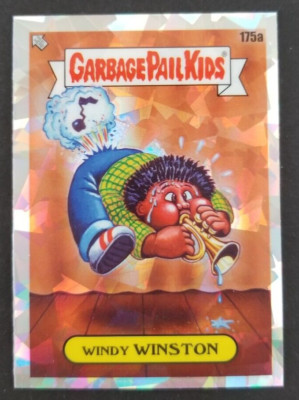 Windy Winston 2022 Garbage Pail Kids Atomic Refractor Topps Chrome Card #175a NM
