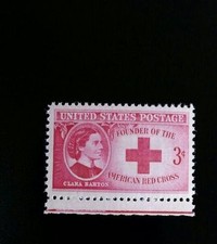 1948 3c Clara Barton, American Red Cross Scott 967 Mint F/VF NH