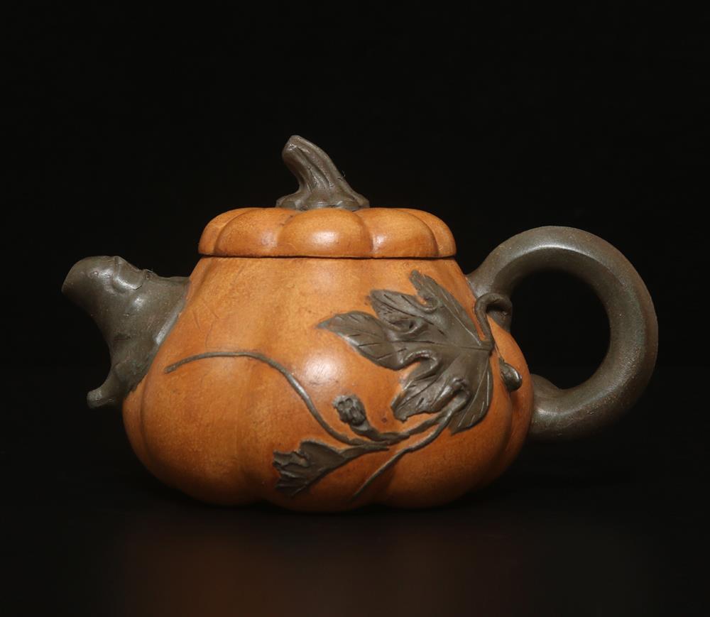 Jiang Rong Signed Old Chinese Handmade Yixing Zisha Teapot w