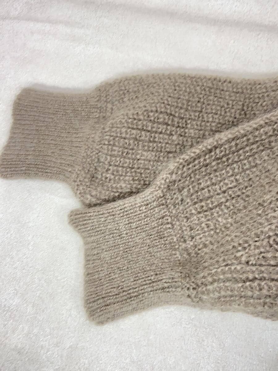 INNAT knit sweater (thick FREE mohair Brown INNAT04-K04 Used