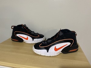penny hardaway shoes orange and black