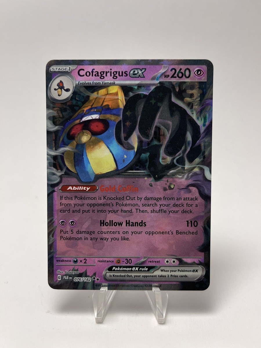 Pokemon Confagrigus Ex Card Paradox Rift 076/182 | eBay