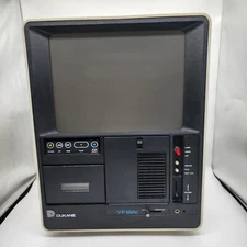 Vintage Dukane 28A60B V-P Matic Audio Visual Filmstrip Player 1992 With Cover. 
