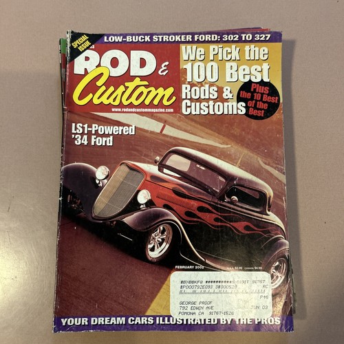 Rod And Custom Magazine Lot 2001-2004 (8) Various Issues Months Car Auto Race L1 - Picture 6 of 11