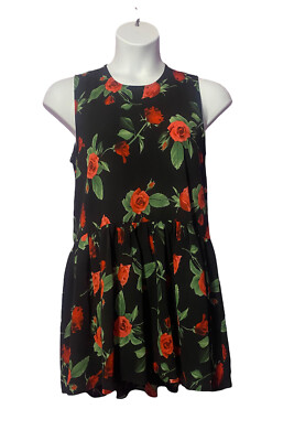 vestido de verano Corto Color Negro Talla 10 Marca AX Paris