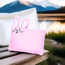 Kinder Fluff Toddler Pillow & Bunny Pillowcase Down Alternative