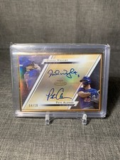 2021 Topps Gold Label PETE ALONSO DAVID WRIGHT Dual Framed Auto Mets #/10