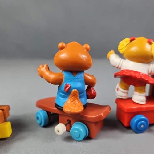 Vintage TOMY 1984 Get Along Gang 2" PVC Figures Lot of 5 Characters Wind Up Toy - Picture 10 of 13