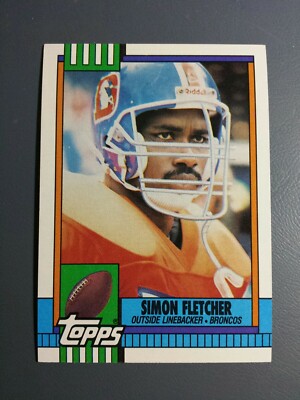 SIMON FLETCHER 1990 TOPPS FOOTBALL Card # 39 C2054
