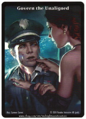 Govern the Unaligned Full Art Textless Promo Essen Spielfest V:TES VTES CCG