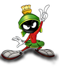 Marvin The Martian Color Vinyl Decal Sticker Waterproof