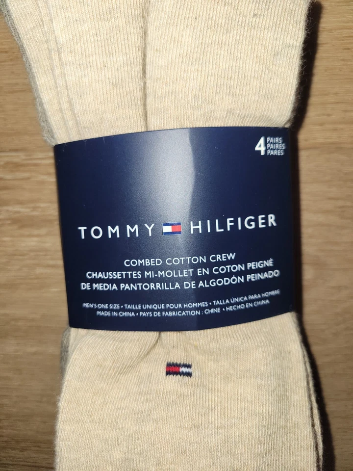 Paquete de 4 calcetines de vestir Tommy Hilfiger para hombre nuevos Foto 2 de 4