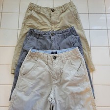3 Boys Cargo Shorts Bundle Size 8 Khaki Gray Tan Summer Back To School