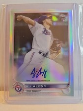 2022 Topps Chrome Rookie Auto A.J. Alexy Refractor/499