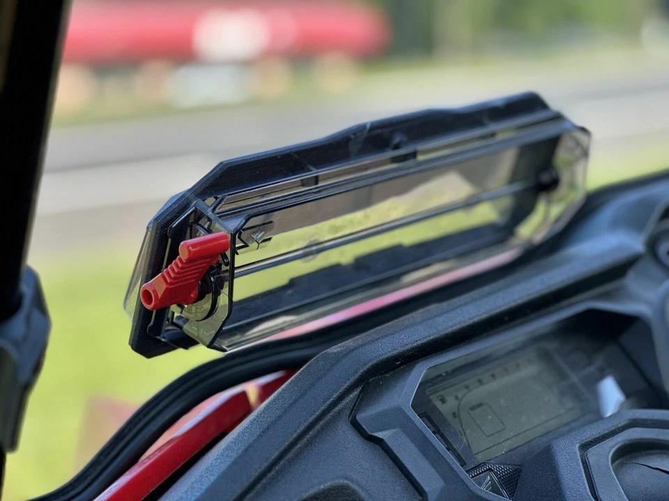 Honda Pioneer 1000 2016-2024 Vented Windshield Scratch Resistant Quick Release - Image 4 of 4