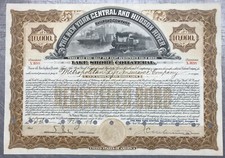 CoolBonds RR New York Central & Hudson River * $10.000 (1998) * 3,500% * 086