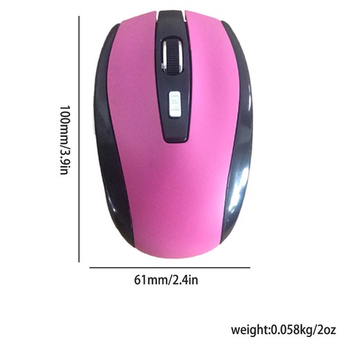 US 2er Pack 2,4 GHz kabellose optische Maus mit USB Nano Empfänger für Laptop PC - Bild 21 von 21