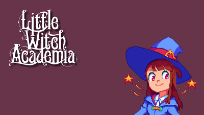 Anime Little Witch Academia Luna Nova Uniform  Gaming Mat Desk 6804