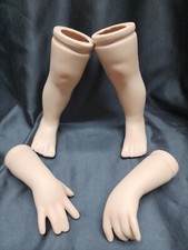 S1 Vintage 7" Porcelain Doll Legs and arms For Doll Making and Repair