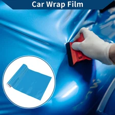 Car Wrap Film 0.65 ft x 59.84 inch Blue PVC 1 Pc Exterior Interior Protective