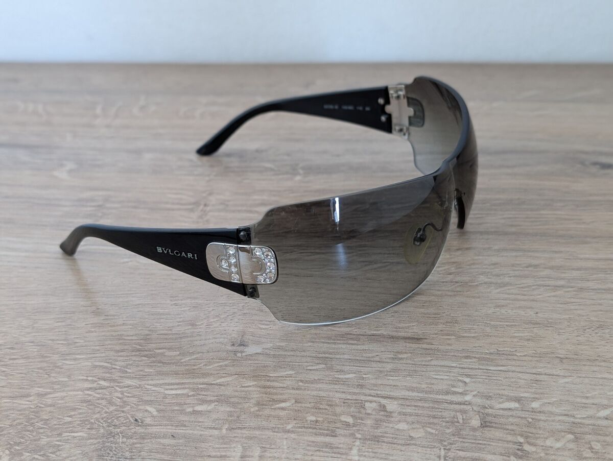 BVLGARI 6006-B 102/8G Rimless Shield Mask Sunglasses | eBay BVLGARI 6006-B 102/8G Rimless Shield Mask Sunglasses | eBay