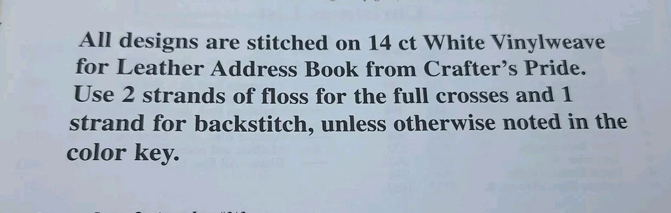 TGIF 212 I've Got Your Number! Address Book Covers Cross Stitch Jeanette Crews - Image 4 of 4