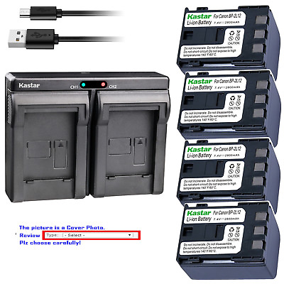 #ad #ad Kastar Battery Dual Charger for Canon NB 2L12 NB 2L14 Canon MV920 MV920i MV901 $10.99