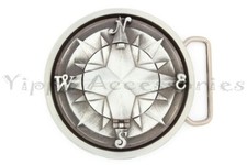 Compass Metal Fashion Belt Buckle