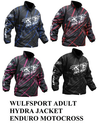 Wulfsport Erwachsene HYDRA Jacke S-XXL Enduro Motocross wasserdicht Fleece gefüttert