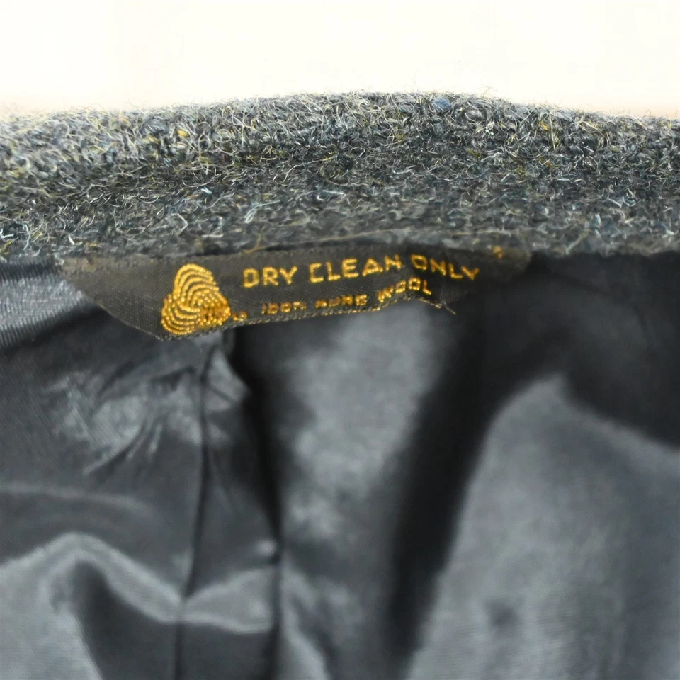 Vtg Kuppenheimer Bespoke 44R Blue Tweed Wool Mens Blazer Sport Coat Jacket - Image 4 of 4