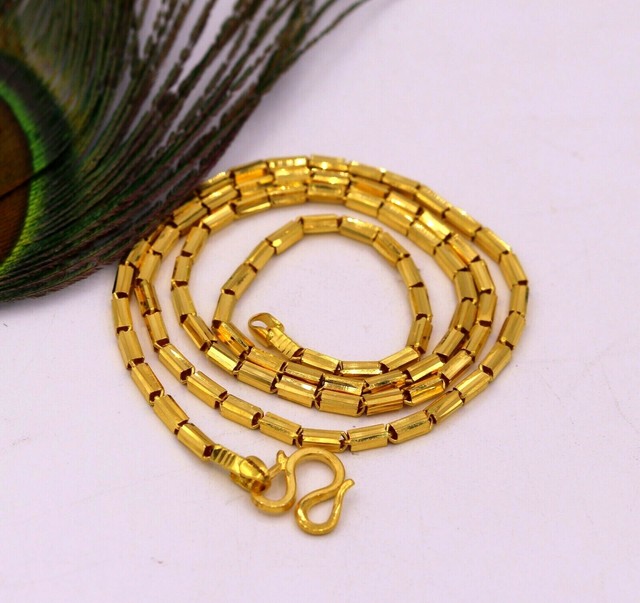 22KT YELLOW GOLD FABULOUS BAHT CHAIN 22 