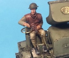 Resicast 1/35 British Rail Tractor Driver Simplex 20HP WWI [Figura Resina] 355666