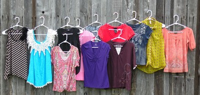 Lot Of 12 Womens Shirts Tops Blouses Size Small Cato Iz Buyer