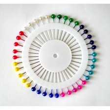 PEARL HEAD PINS UPHOLSTERY DRESSMAKER SEWING ROSETTE HIJAB PINS CRAFTS ART&CRAFT