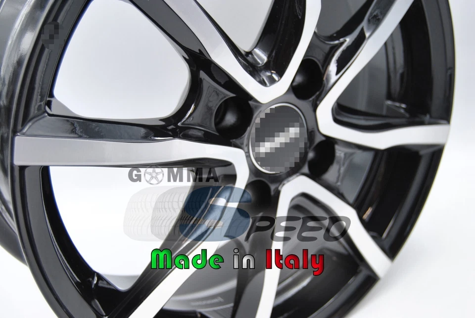 Set 4 cerchi in lega da 15 4x108 ET38 per Ford Fiesta B-Max Focus Fusion KA+ - Imagen 3 de 4