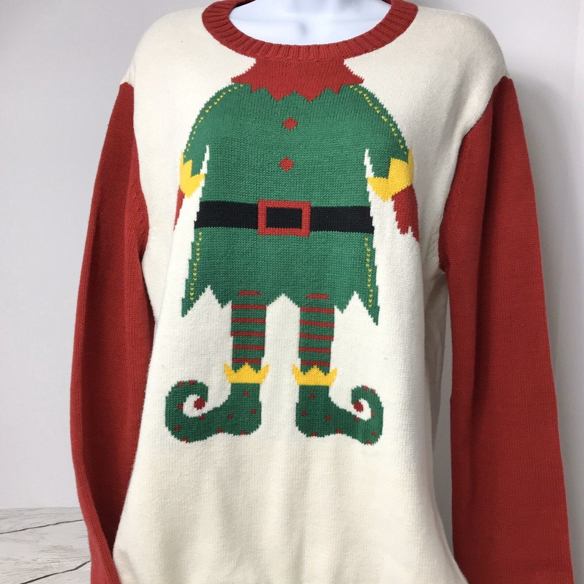 Christmas Jumper Ugly Christmas Sweater Elf Body Elf Movie Womens