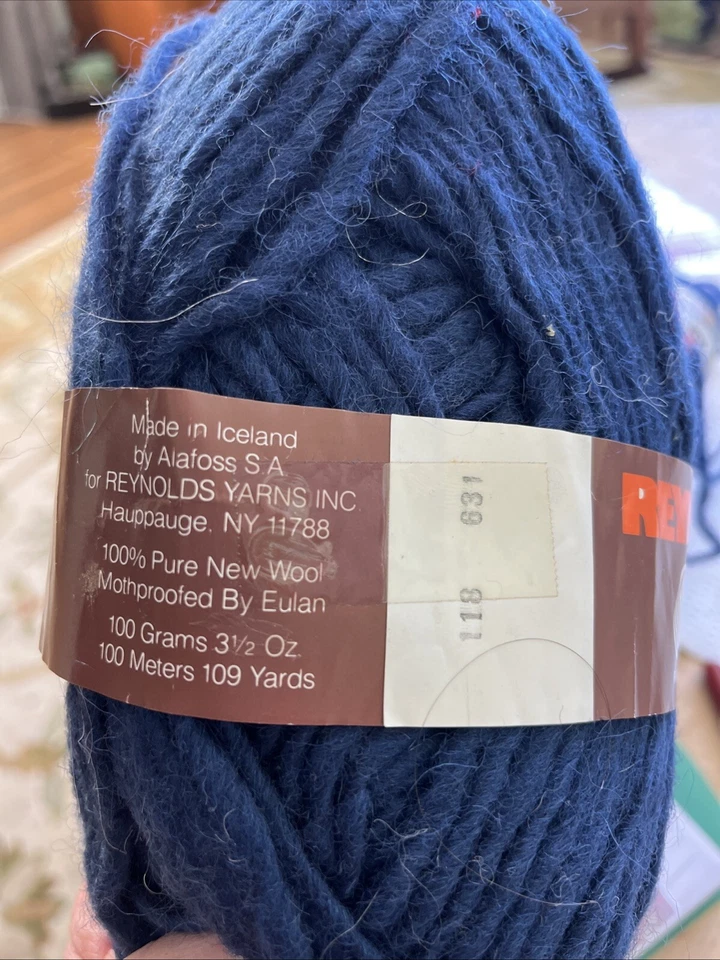 Hilo Reynolds Lopi 3 madejas tonos de azul y 1 1/2 madeja Foto 4 de 4