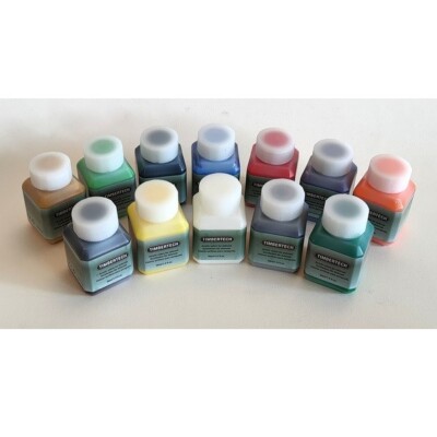 TIMBERTECH 30 ml Airbrush Farbe SET 12 Farben KIT 2 (TIMB12LEMON)