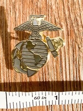 Brass Military PIN United States MARINE CORPS Tie Tac Lapel NEW Marines USMC NEW