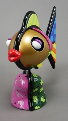 Skulptur, Lady Fish, von Romero Britto, Limitiert auf 100
