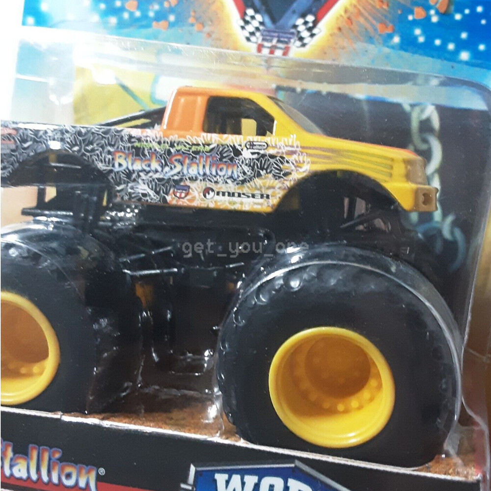 NEW Hot Wheels Monster Jam BLACK STALLION World Finals 2010