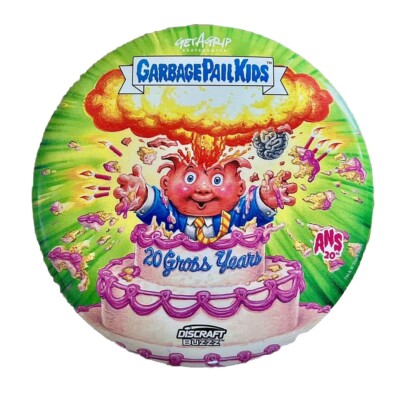 Garbage Pail Kids ADAM BOMB Discraft Buzzz Disc Golf Get A Grip LTD 120 Gross