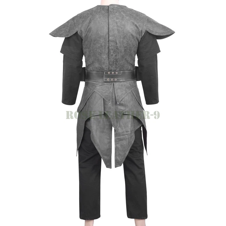 Inspired By Star wars Mandalorian Leather Kama and Leather Vest with belt.! - Image 4 of 4