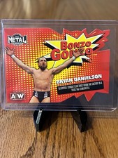 AEW 2022 Metal Universe Skybox Bonzo Gonzo Bryan Danielson BG-4 Die-cut